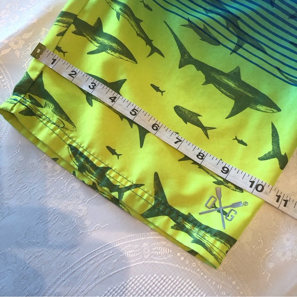 Ocean Gear Boys Size XL(14-16) Blue Fish Design Swimming Trunks Baiting Shorts - Picture 9 of 15